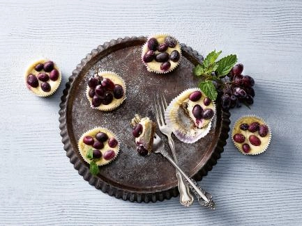 Trauben-Cheesecake–Muffins 